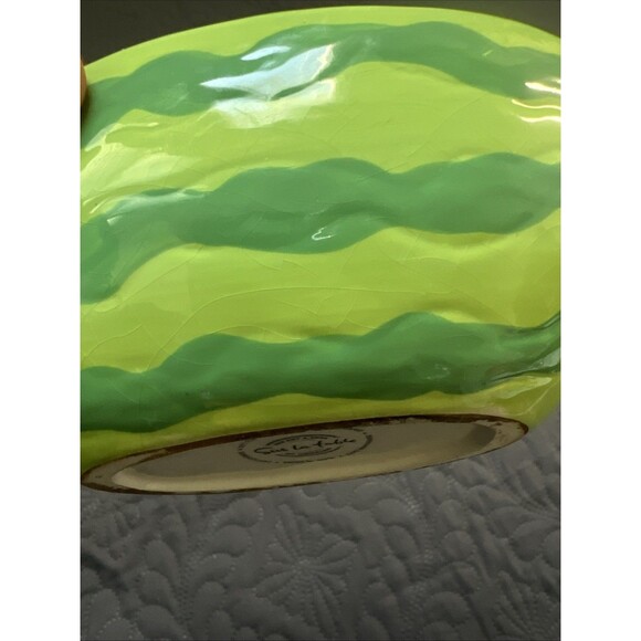 Vintage Sur la Table Watermelon Party Dipping Bowl 5.5 “Lx3.5”Wx2.5”D Serverware - Picture 7 of 7